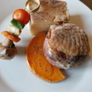 Dôme de PINTADE Farci aux Cèpes (la part)