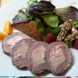 Magret de canard farci au foie gras