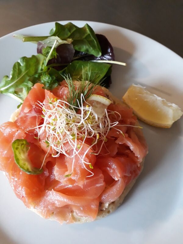 Saumon en Gravlax (la part)